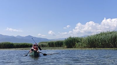 Canoe pe acumularea Bradu